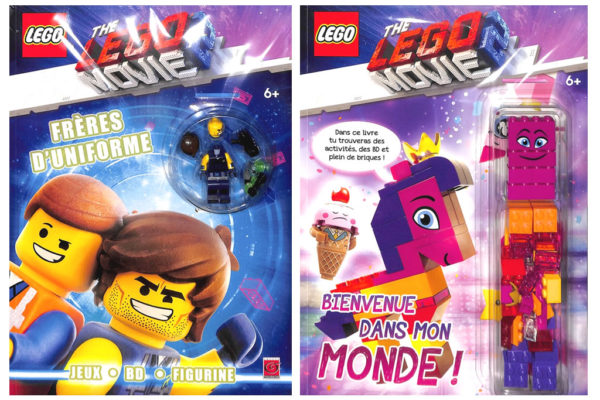 En kiosque : Deux livres d'activités The LEGO Movie 2 avec des briques