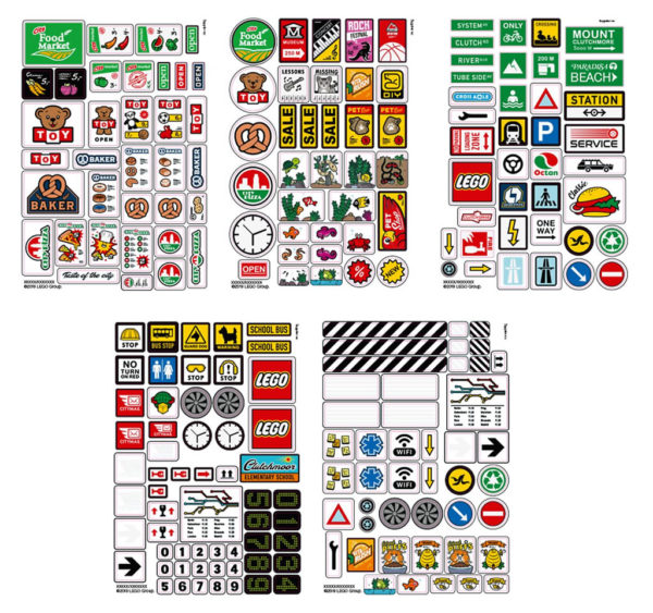 853921 LEGO Brick Stickers