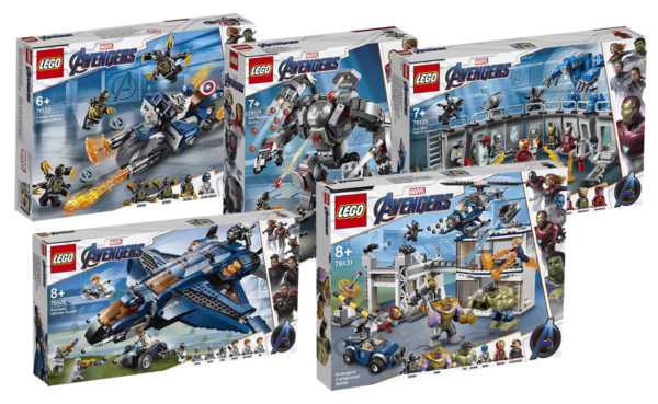 LEGO Marvel Avengers Endgame 2019 : toutes les infos sur les cinq sets prévus