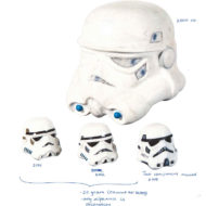 lego starwars stormtrooper helmet prototypes