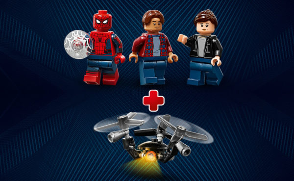 Lego spider man far best sale from home minifigure pack