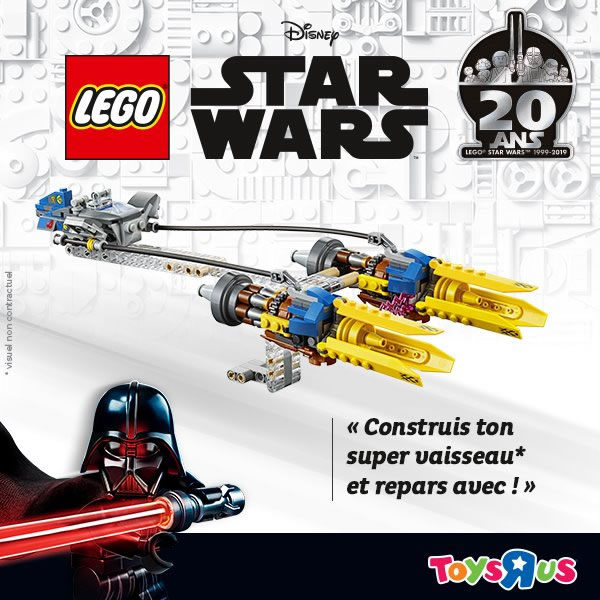 Animation LEGO Star Wars chez Toys R Us : Un podracer offert (pas celui de la photo)