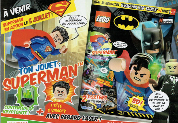 lego batman magazine juillet superman