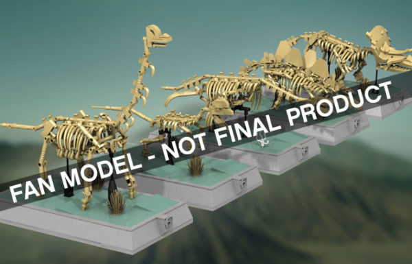 lego dinosaurs skeletons project approved