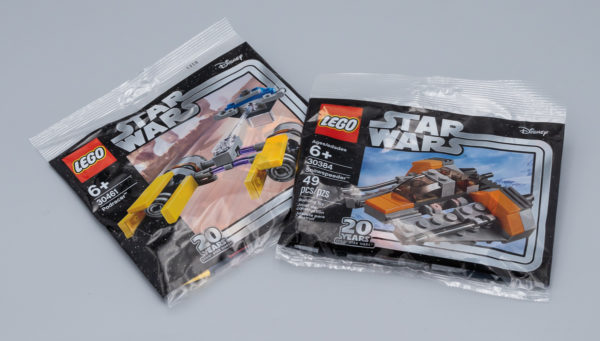 lego starwars 30461 podracer 30384 snowspeeder polybags 1