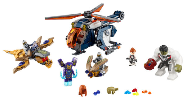 76144 Avengers Hulk Helicopter Drop