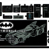 76139 lego batman 1989 batmobile sticker sheet