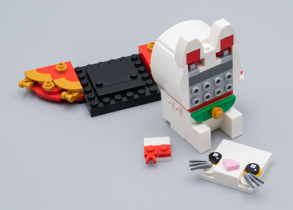 LEGO BrickHeadz 40436 pas cher, Le chat porte-bonheur