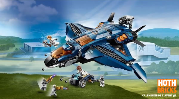 Calendrier de l'Avent #2 : Un set LEGO Marvel 76126 Avengers Ultimate Quinjet à gagner !