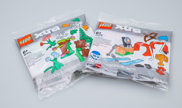 LEGO XTRA 40375 Sports Accessories et 40376 Botanical Accessories