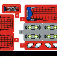 76148 lego marvel spiderman doc ock sticker sheet