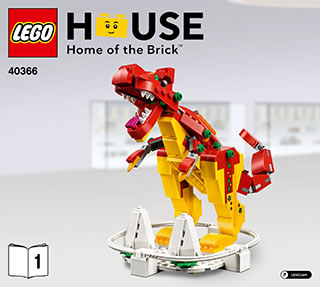 40366 lego house dinosaurs instructions 1