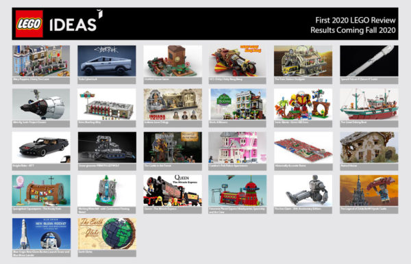 lego ideas first 2020 review 26 projects 10k