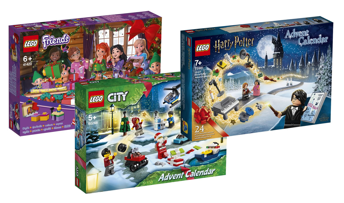 ▻ Calendriers de l'Avent LEGO CITY, Friends et Harry Potter 2020