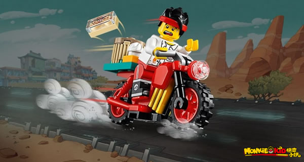 Sur le Shop LEGO : le polybag 30341 Monkie Kid's Delivery Bike offert dès 35 € d'achat