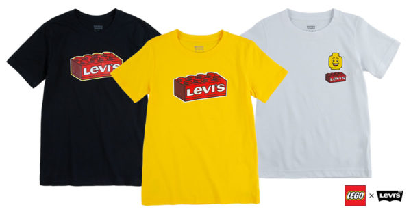 Sur le Shop LEGO : quelques t-shirts LEGO x LEVI'S sont disponibles