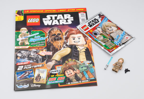 LEGO Stars Wars magazine with Luke 