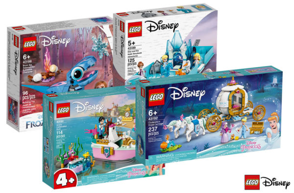 Nouveautés LEGO Disney 2021 : Frozen 2, Cendrillon et la Petite Sirène au programme