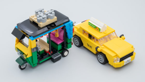 LEGO Creator 40668 Yellow Taxi & 40669 Tuk-tuk