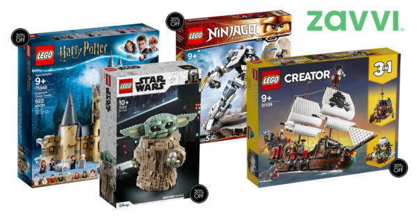 20 reduction lego zavvi mars 2021