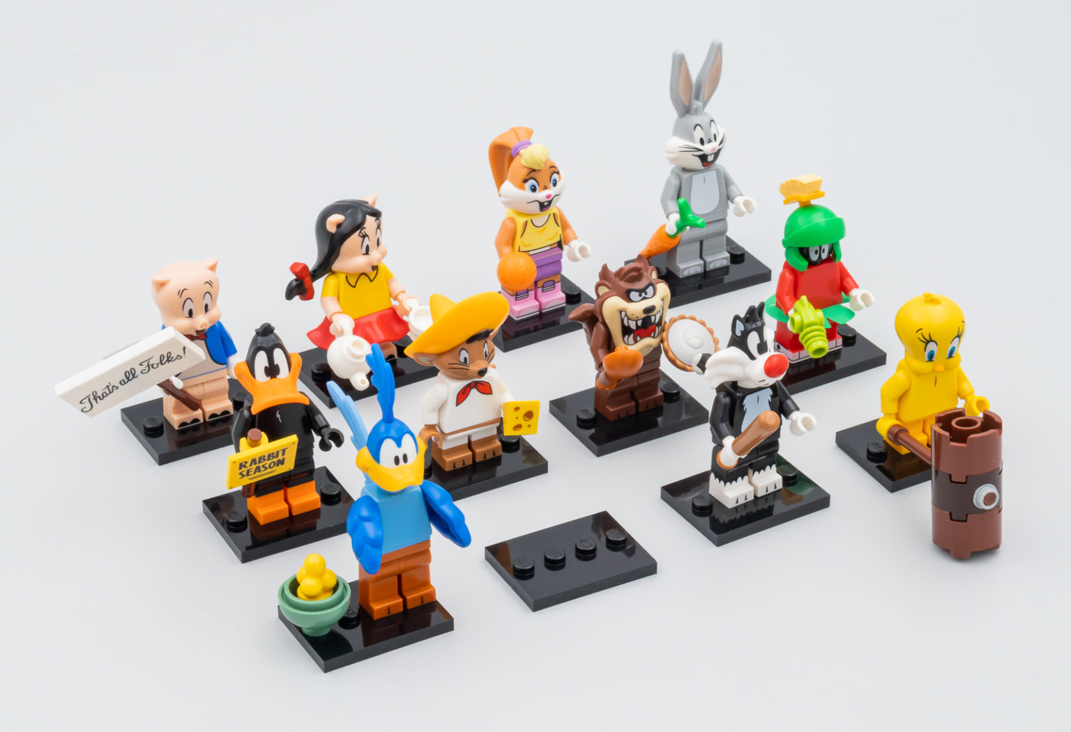 looney tunes minifigures feel guide