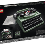 lego ideas 21327 typewriter box back