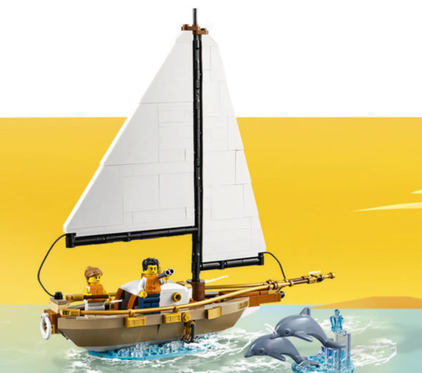 40487 lego ideas dream hjoliday sailboat gwp aout 2021