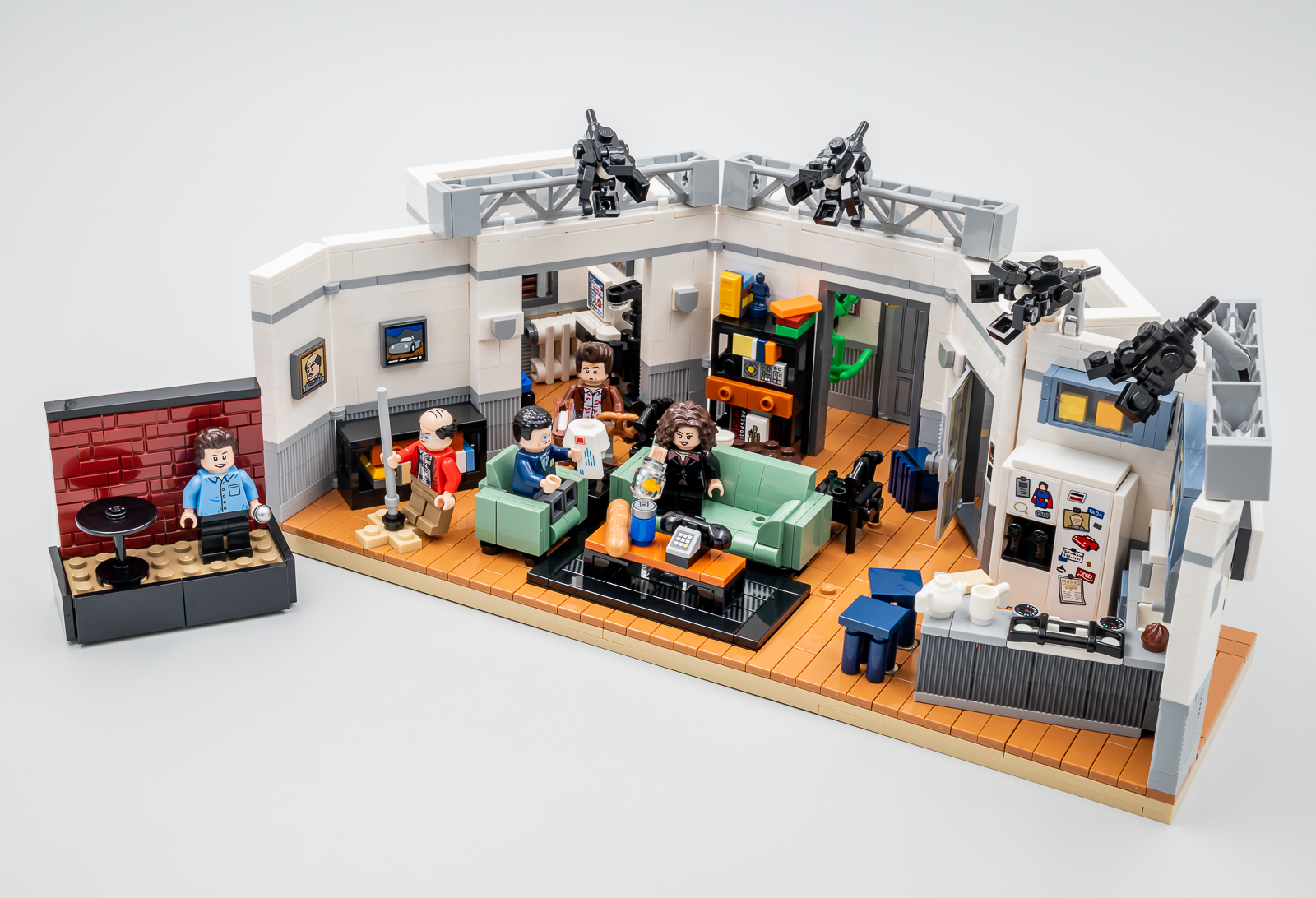 We just finished the Seinfeld Lego set. They even had George's marble rye  and fishing pole. : r/seinfeld