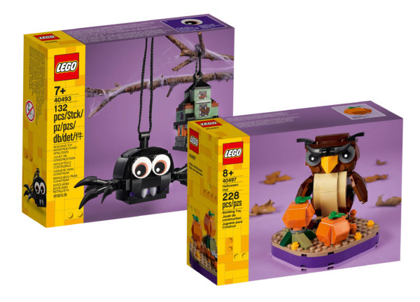 lego seasonal halloween 2021 40493 40497