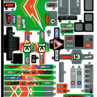 lego technic 42129 4x4 mercedes benz zetros trial truck sticker sheet