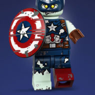 zombie captain america lego 71031