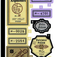 76391 lego harry potter hogwarts icons collector edition sticker sheet