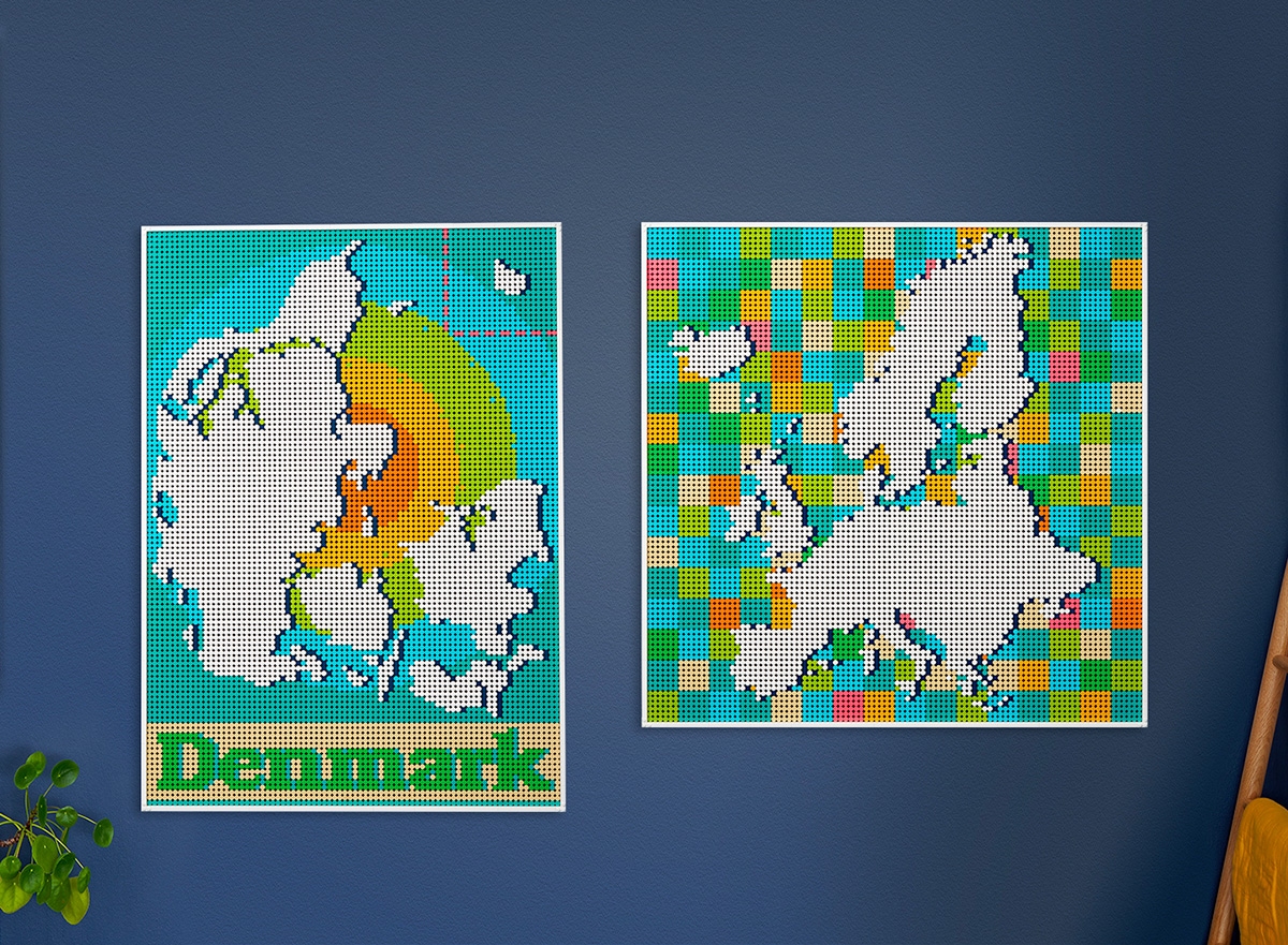 ▻ LEGO ART 31203 World Map : les instructions pour deux modèles alternatifs  - HOTH BRICKS
