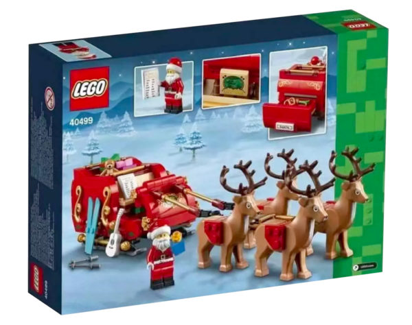 lego 40499 santa sleigh 2021 box back