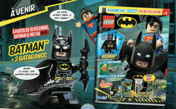 lego batman magazine decembre 2021 batman minifigure