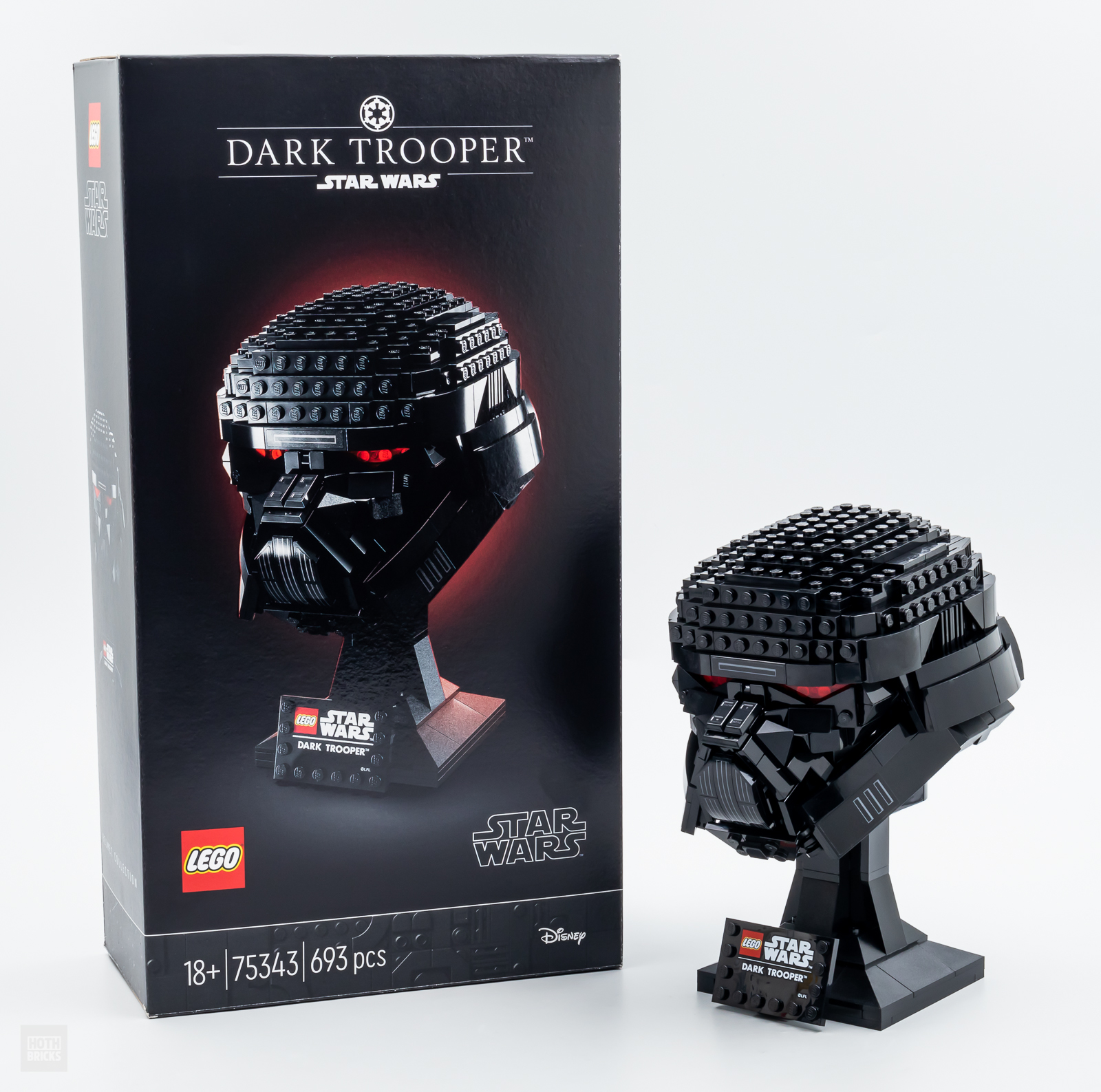 Lego Accessoires Minifig Star Wars Casque SW Stormtrooper Dark