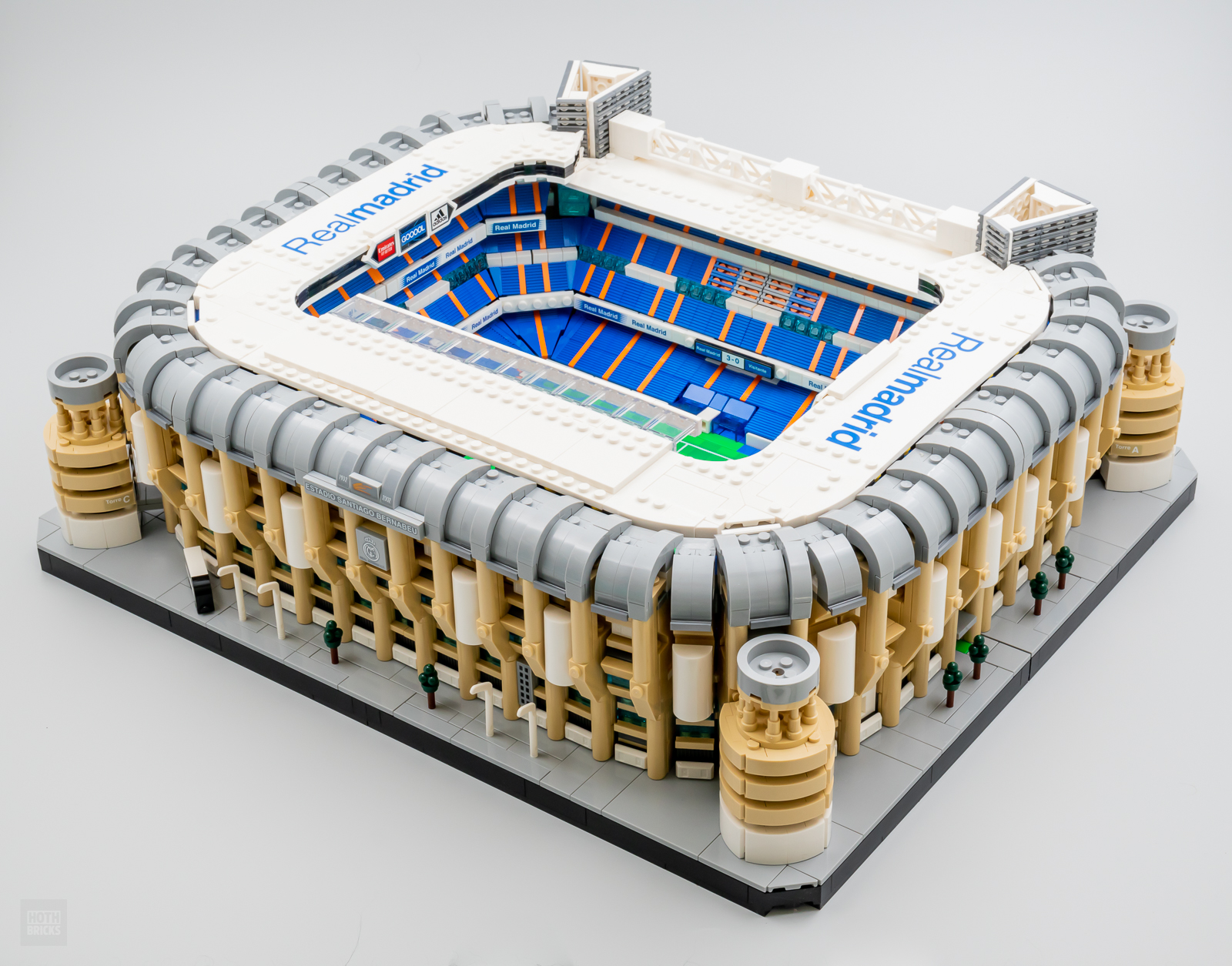 Hala Madrid! LEGO 10299 Santiago Bernabeu joins the LEGO Stadium  collection! - Jay's Brick Blog