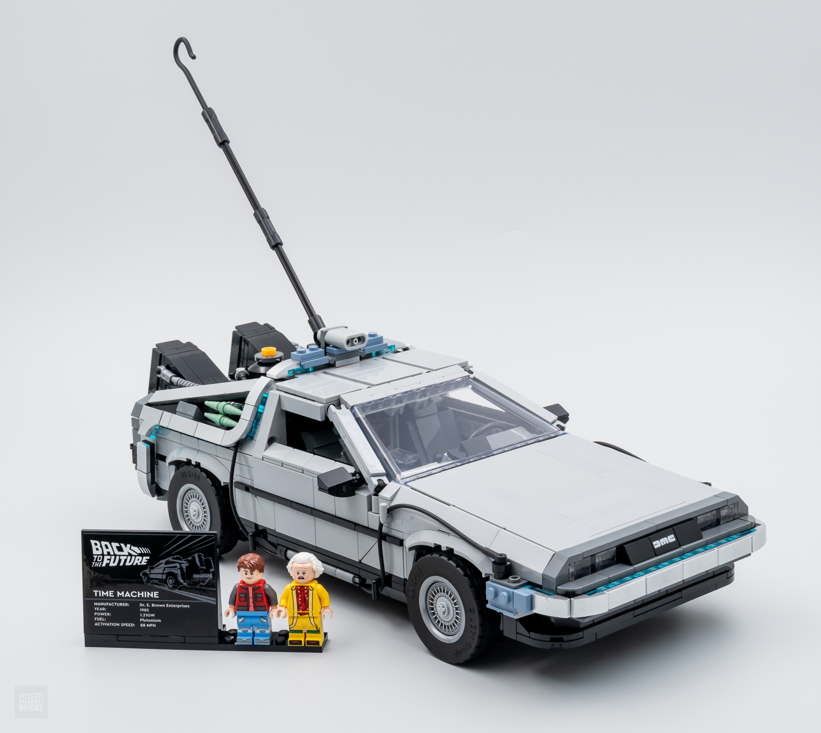 LEGO Icons Back to the Future Time Machine Car Set 10300