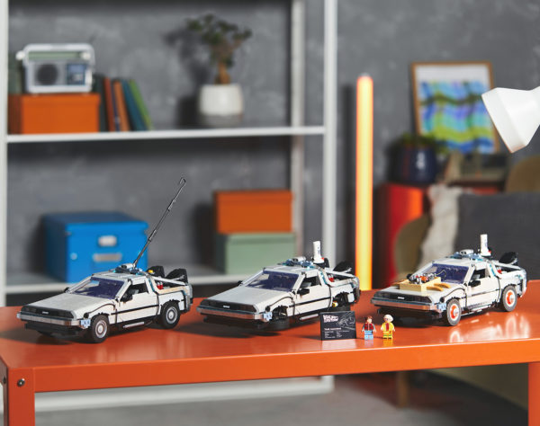 10300 lego back future time machine delorean 7