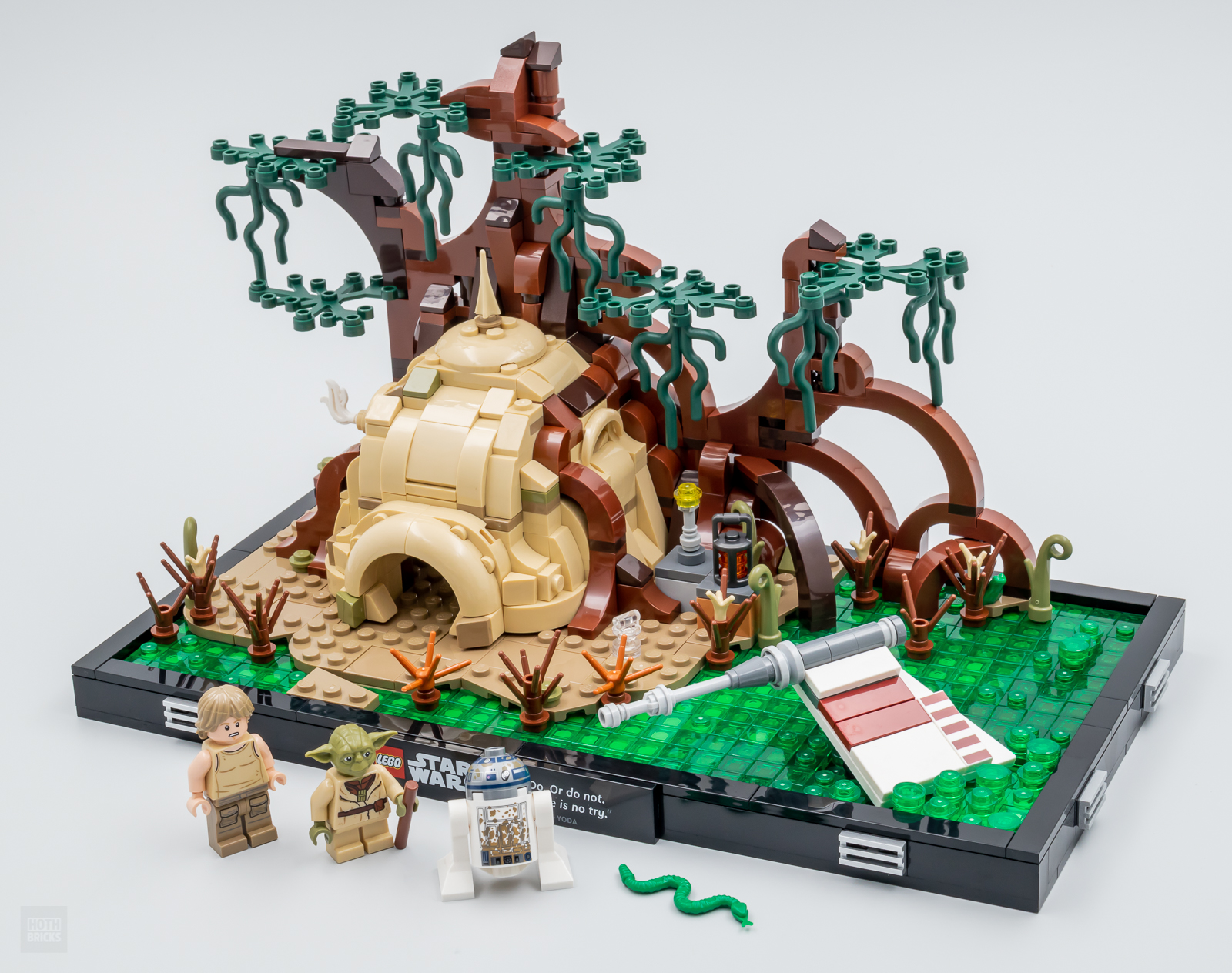LEGO Star Wars : Diorama de l'entraînement Jedi de Dagobah