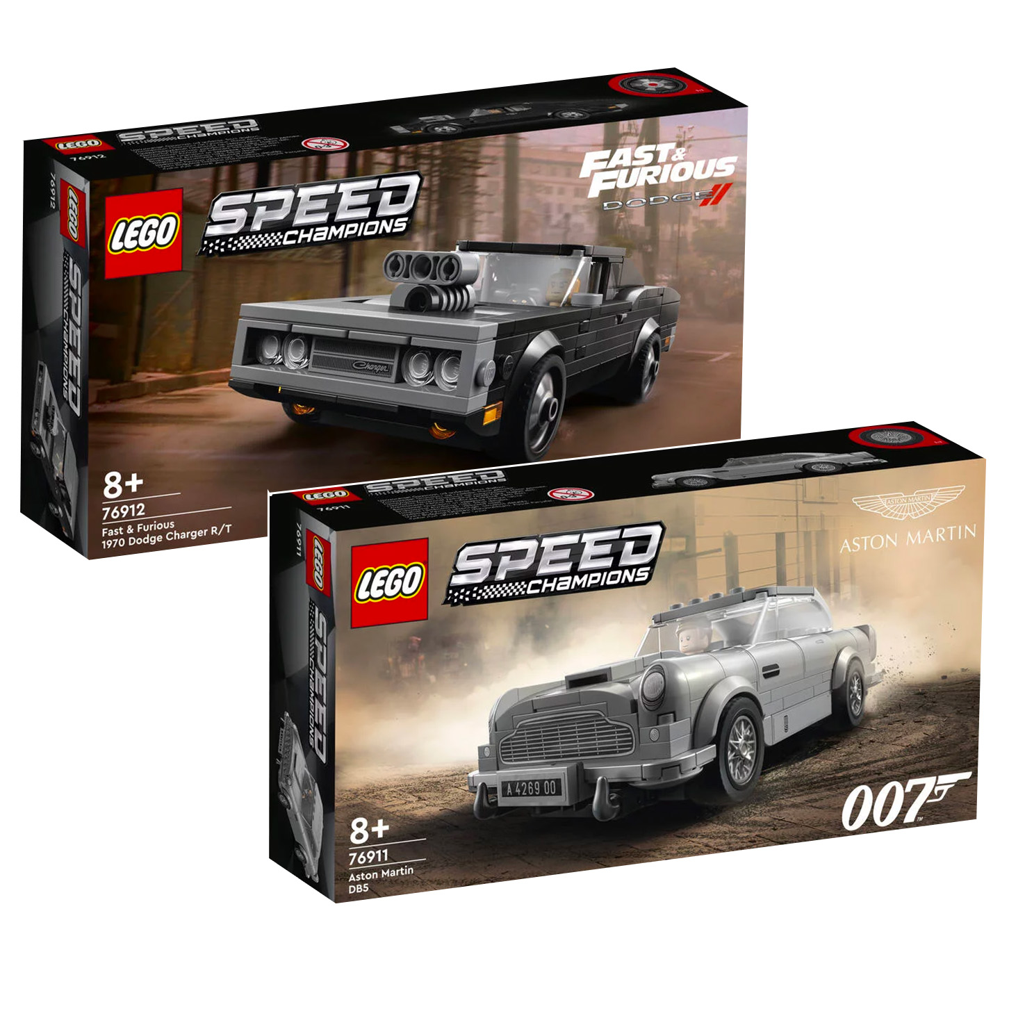 ▻ New LEGO Speed ​​Champions 76911 Aston Martin DB5 and 76912