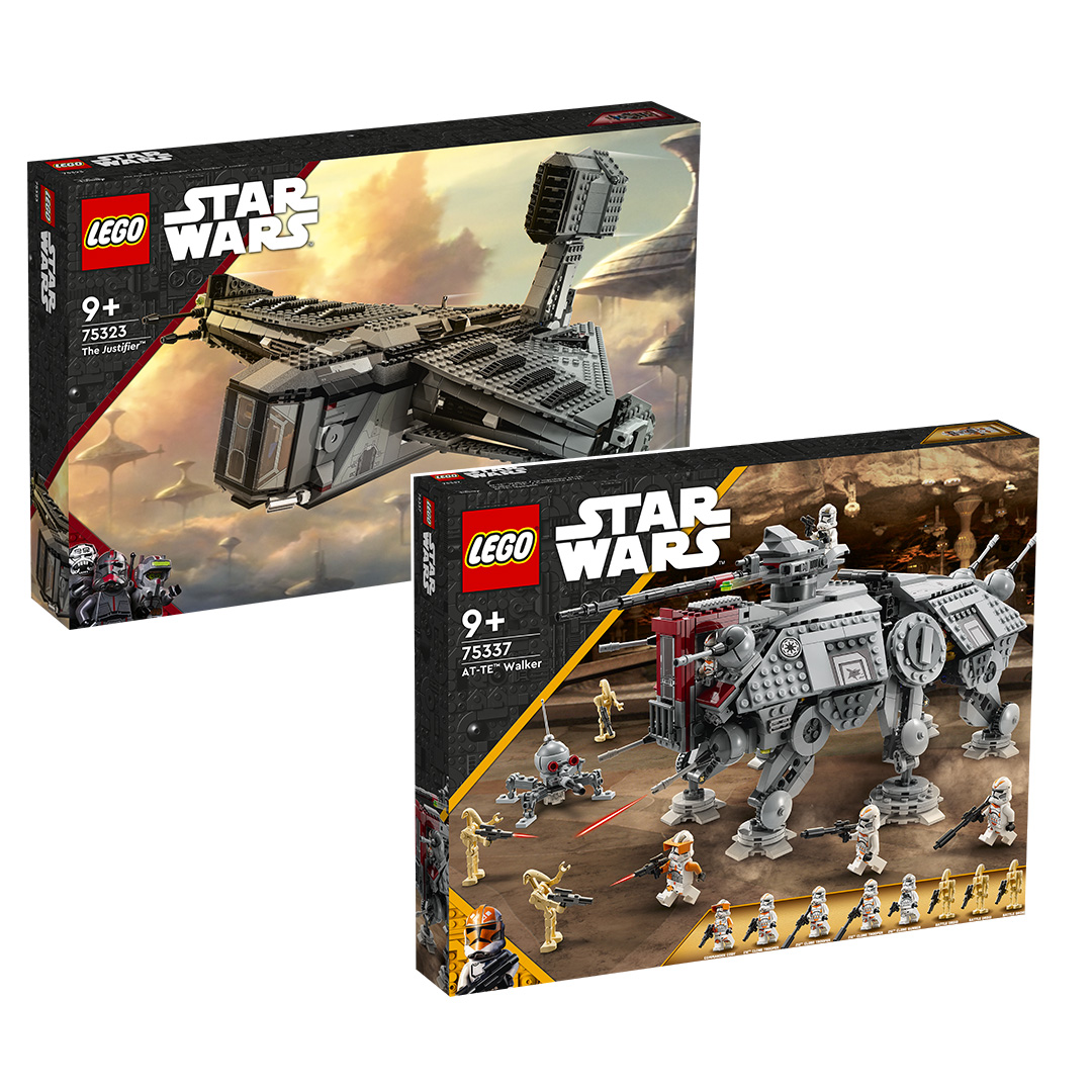 ▻ LEGO CON 2022: LEGO Star Wars 75323 The Justifier and 75337 AT