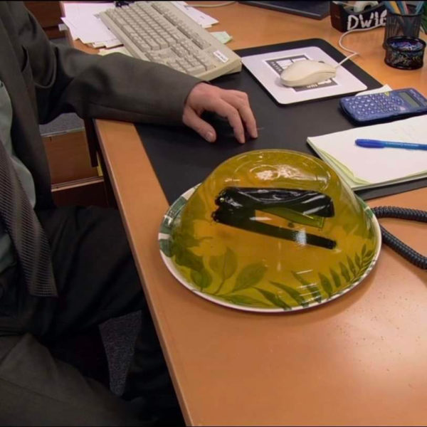 dwight stapler the office jelly