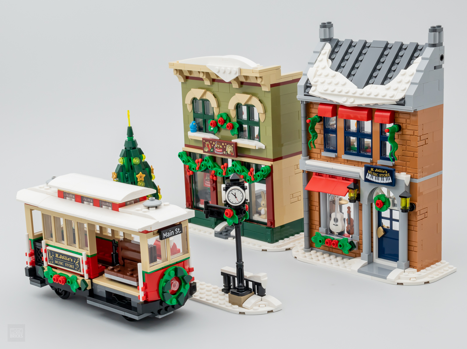 Soldes LEGO Icons - La grande rue décorée pour les fêtes (10308) 2024 au  meilleur prix sur
