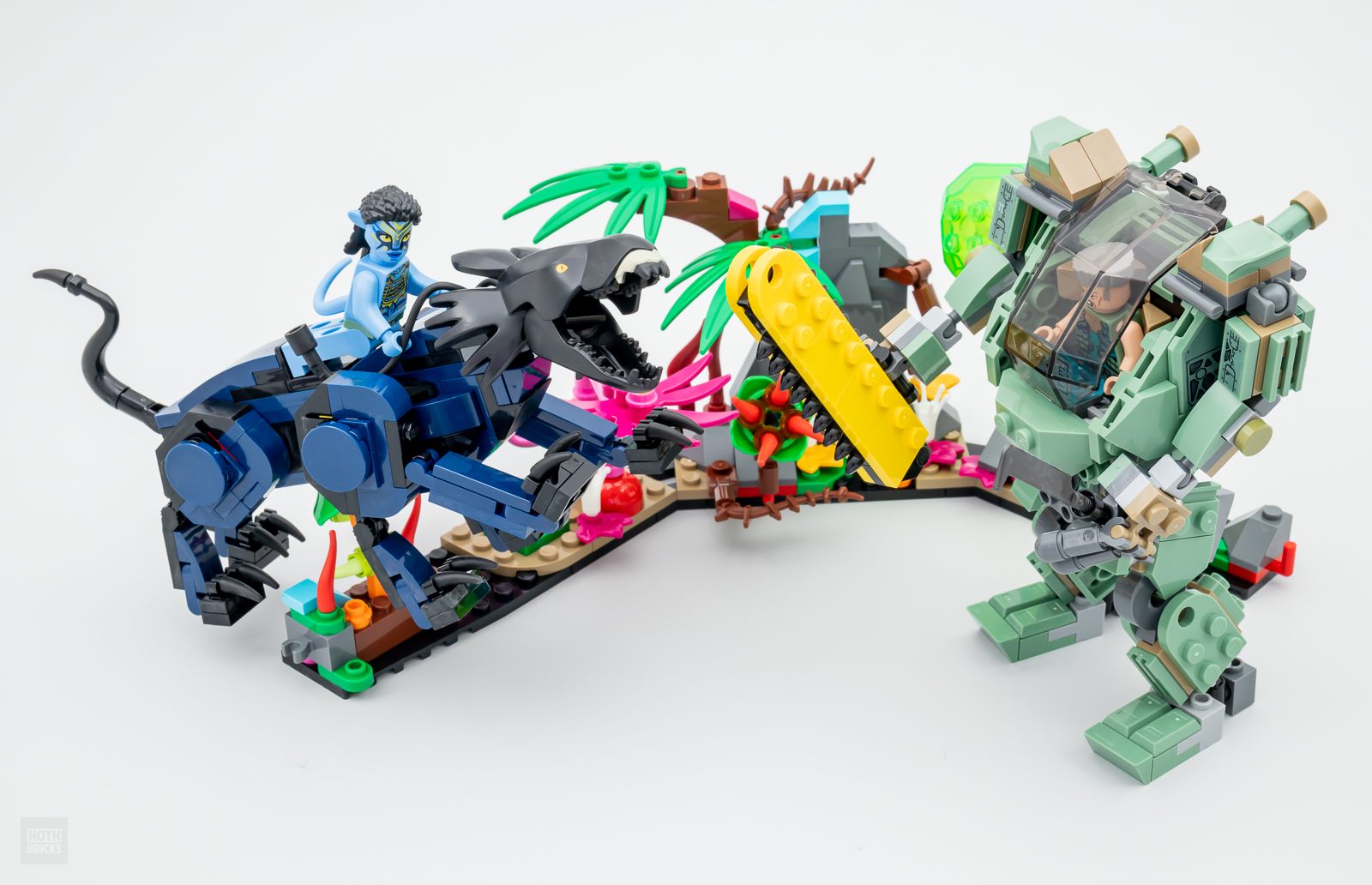 Building Set Lego Avatar - Neytiri and thanator vs. Quaritch
