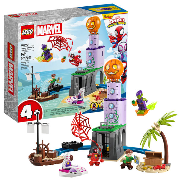 10790 lego marvel team spidey green goblin lighthouse 1