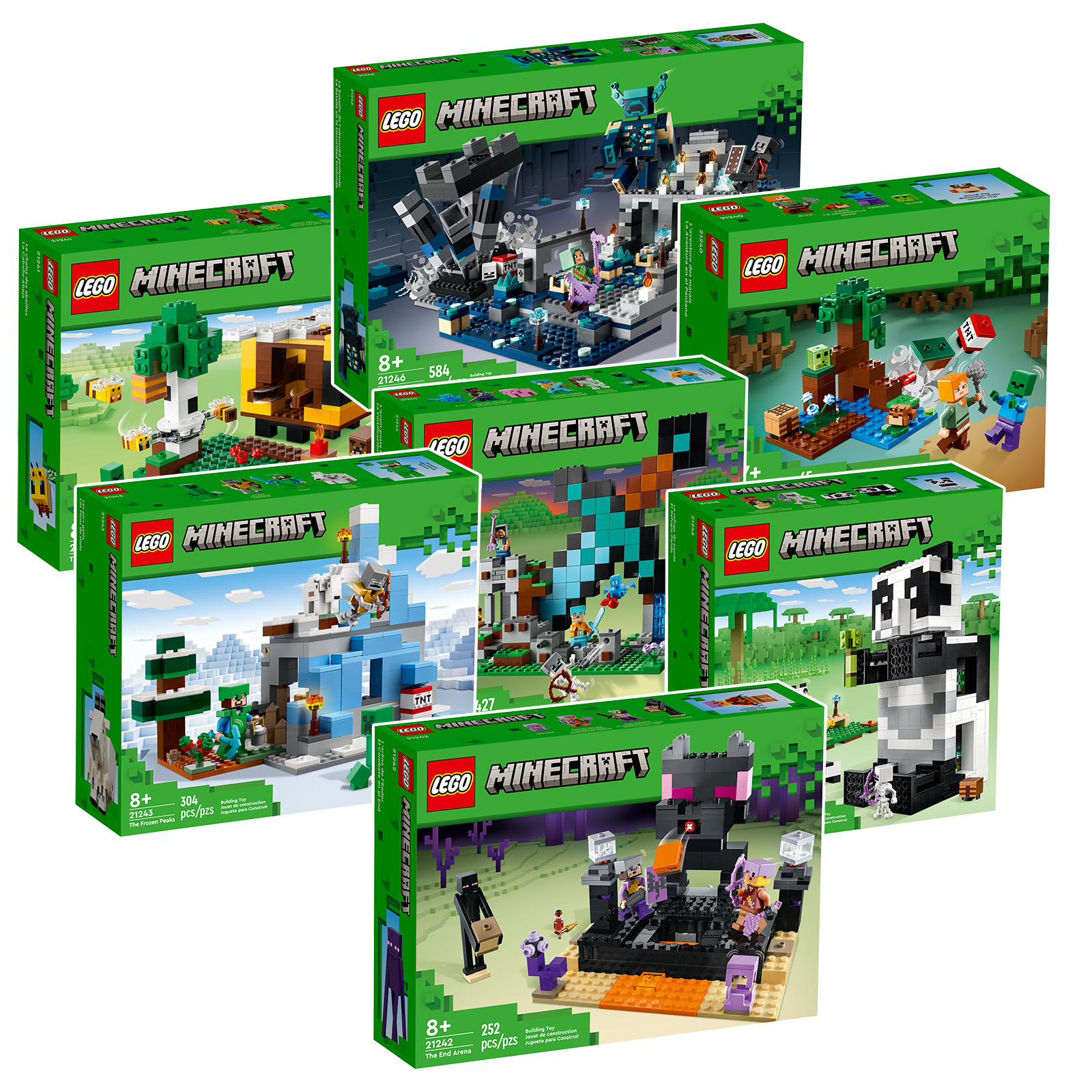 En la tienda LEGO las novedades de LEGO Minecraft 2023 están en línea