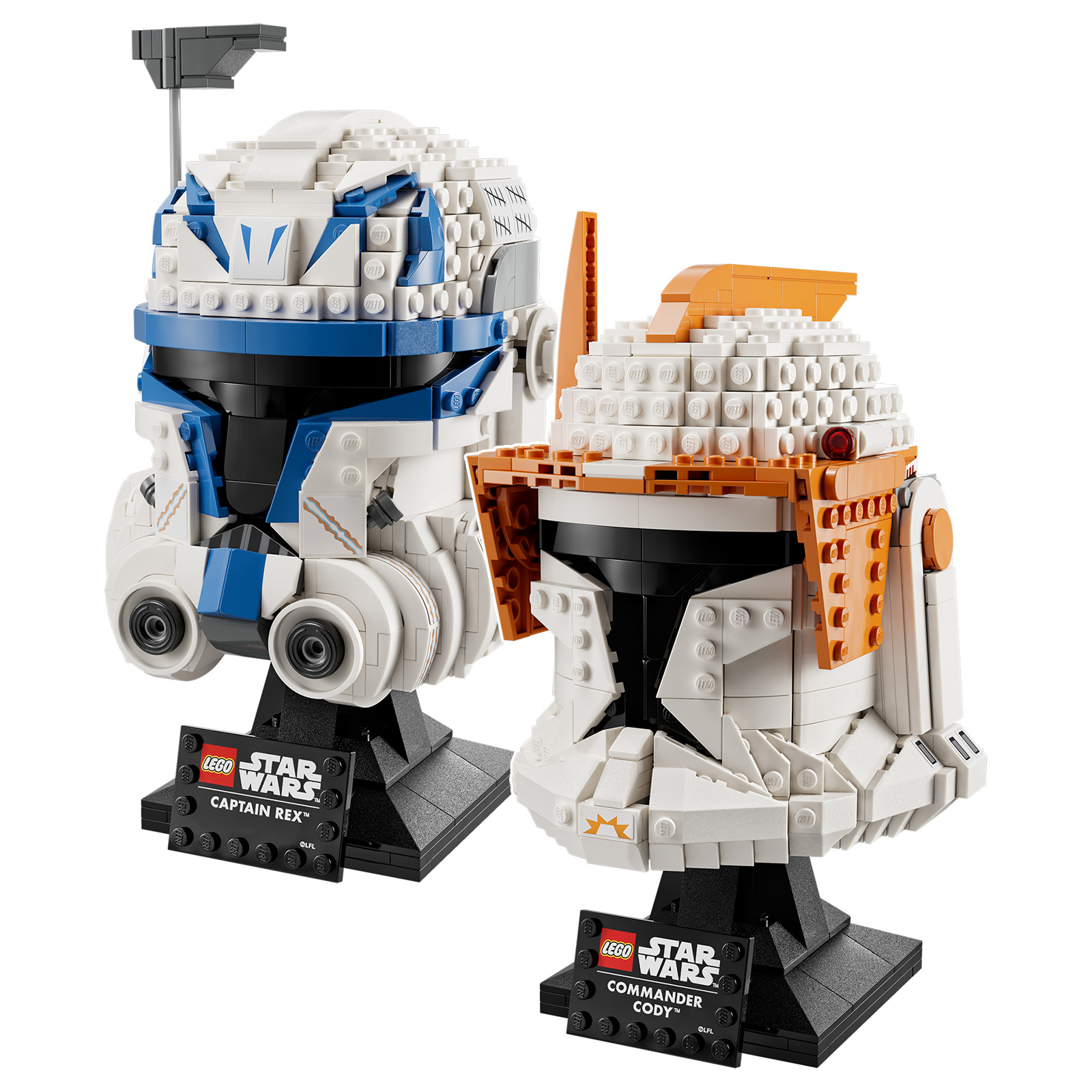 ▻ New LEGO Star Wars 2023 helmets: 75349 Captain Rex and 75350