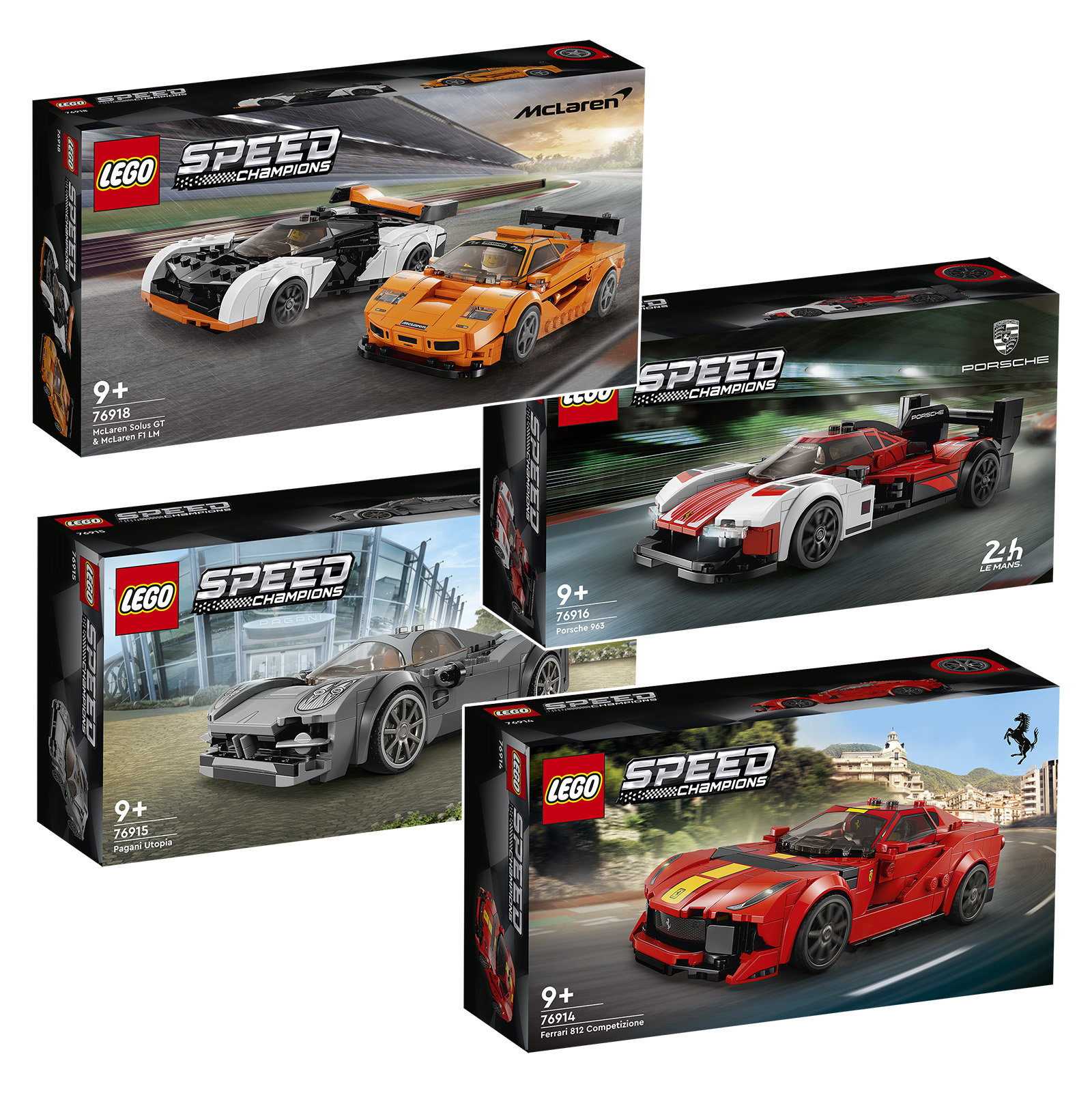 Lego Speed Champions series adds McLaren, Pagani and more for 2023