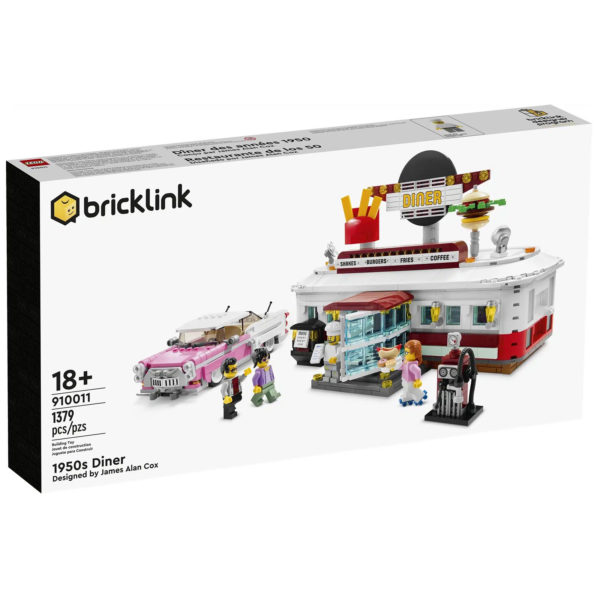 910011 lego bricklink designer program 1950s diner